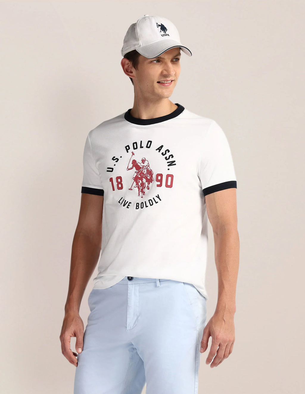 U.S Polo Assn | White | Crew neck