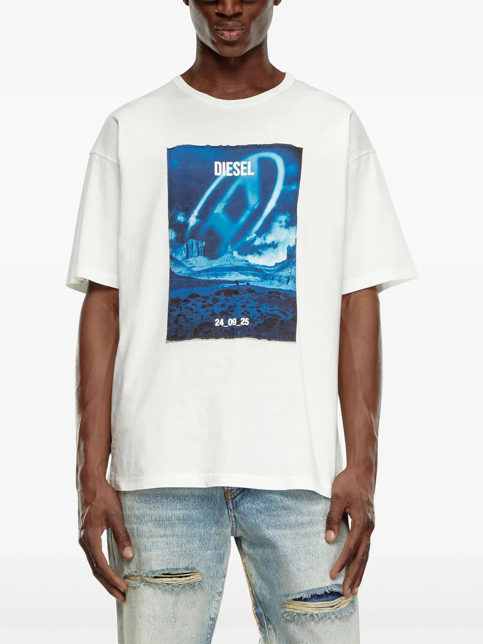 Diesel | White | Crew neck