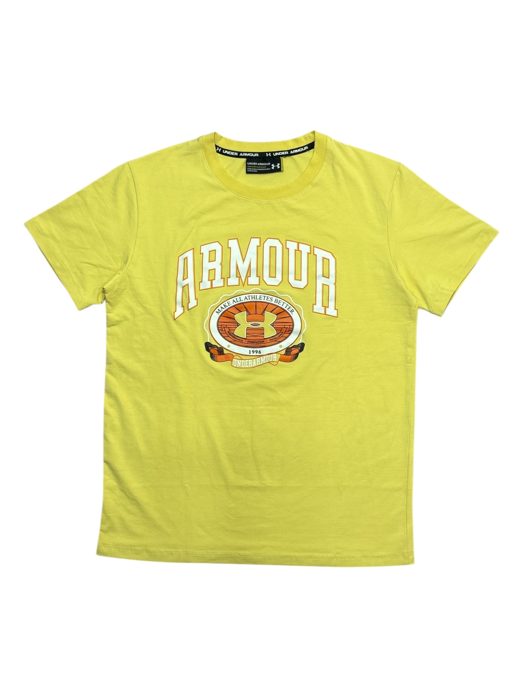 Under Armour sports | Crew neck | yellow