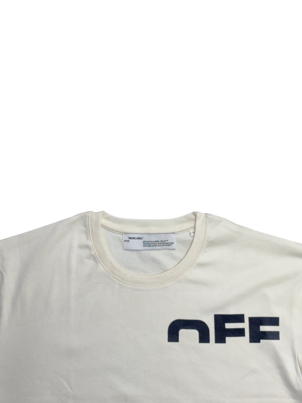Off white | Crew neck | Cream