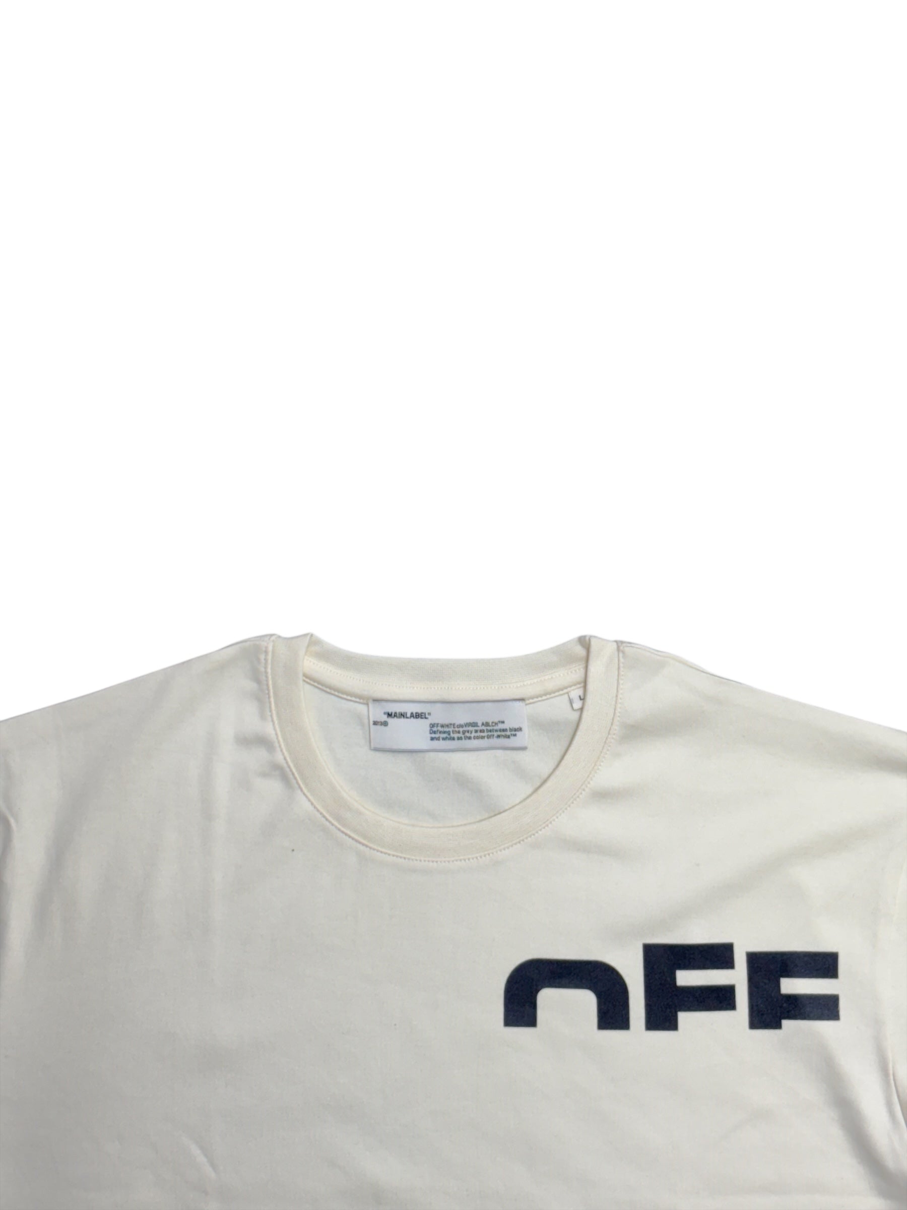 Off white | Crew neck | Cream