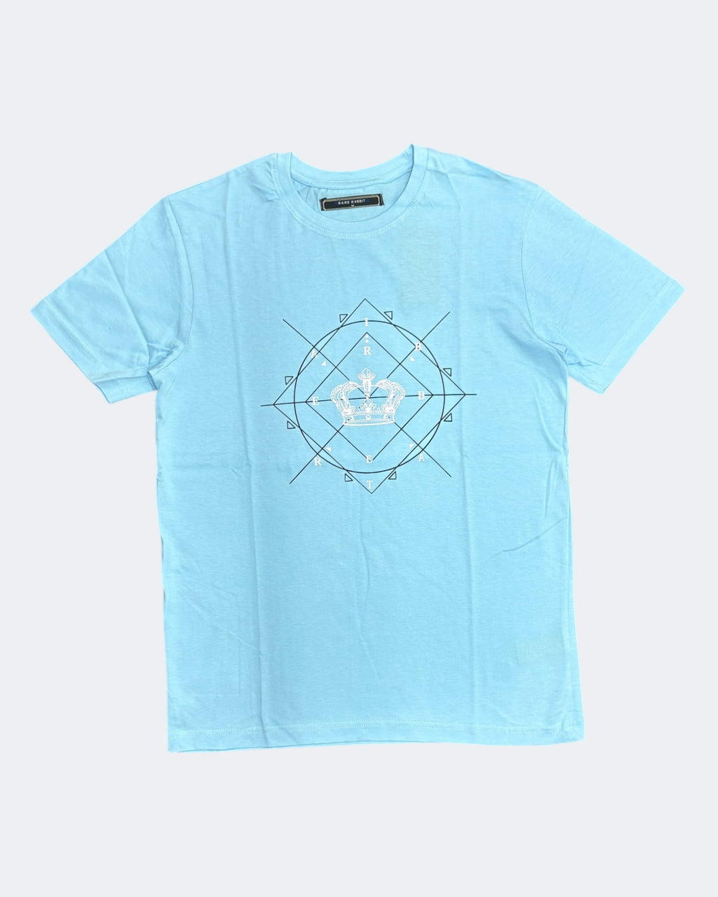 Rare rabbit | Crew neck | Aqua blue
