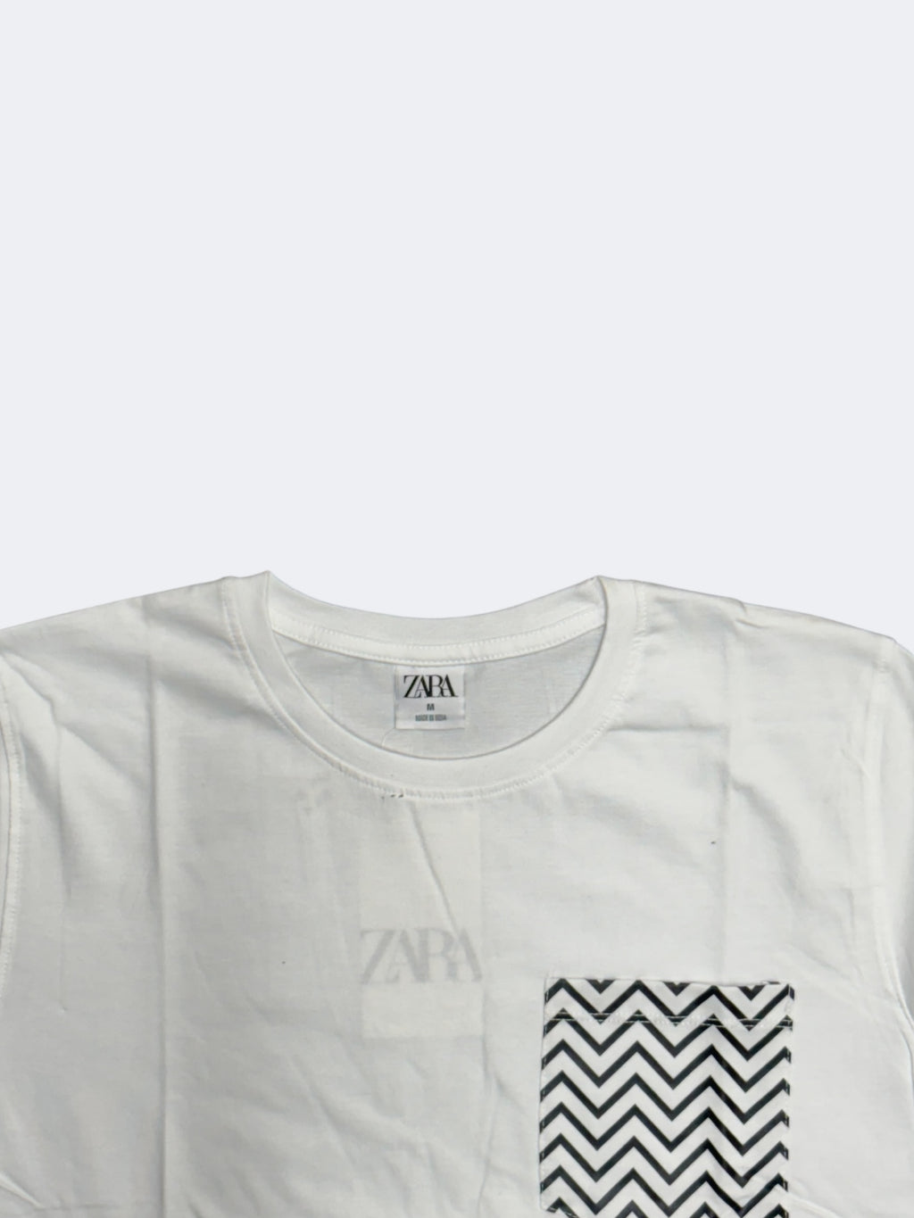 ZARA | Crew neck | White