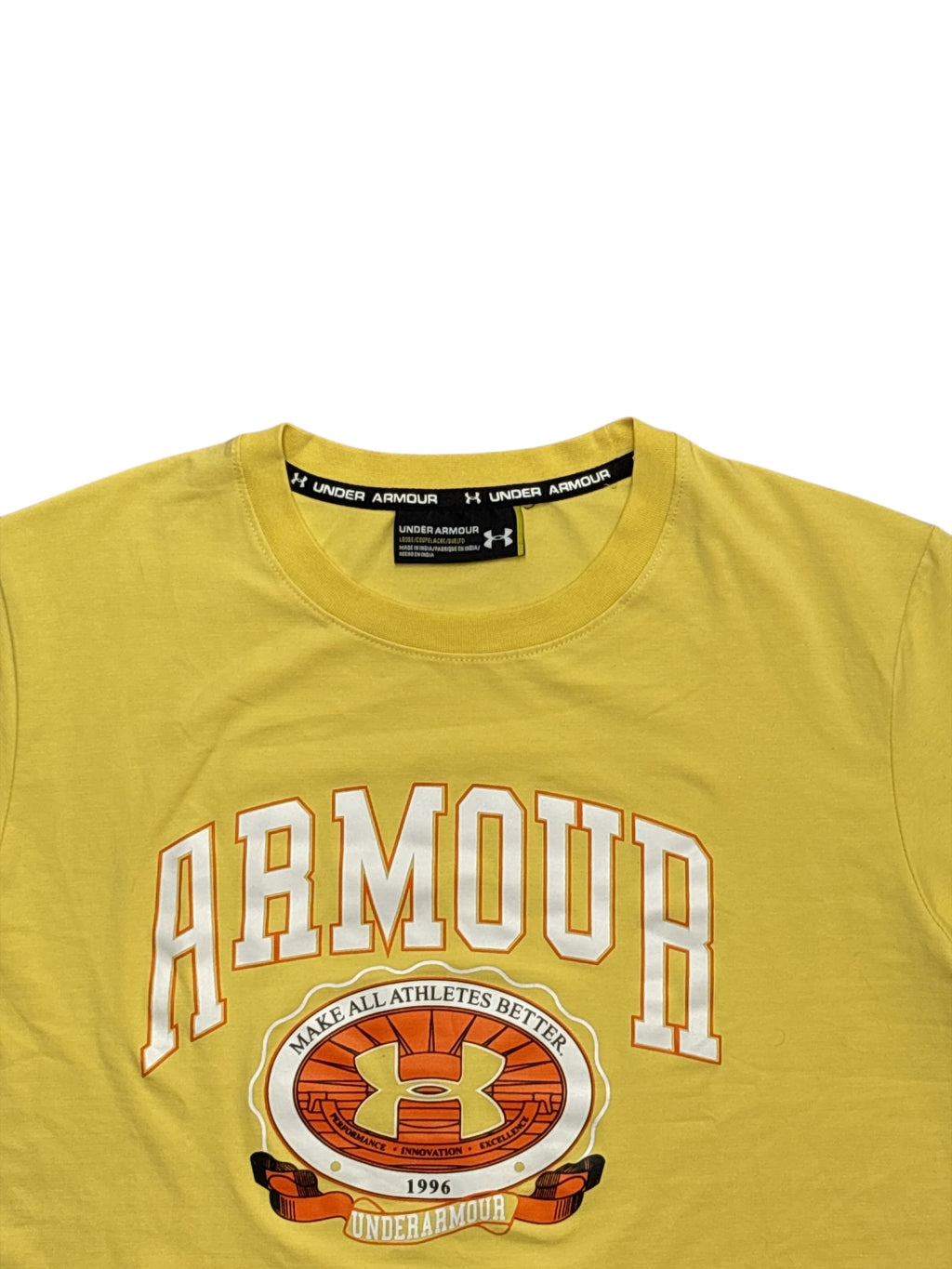 Under Armour sports | Crew neck | yellow